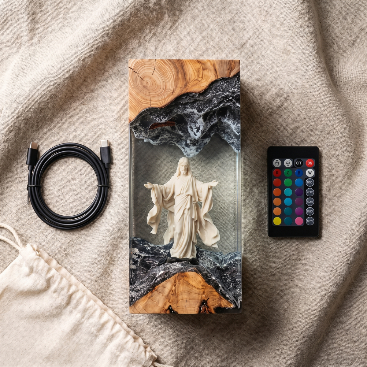 Numen Christ Risen Lamp — view 3